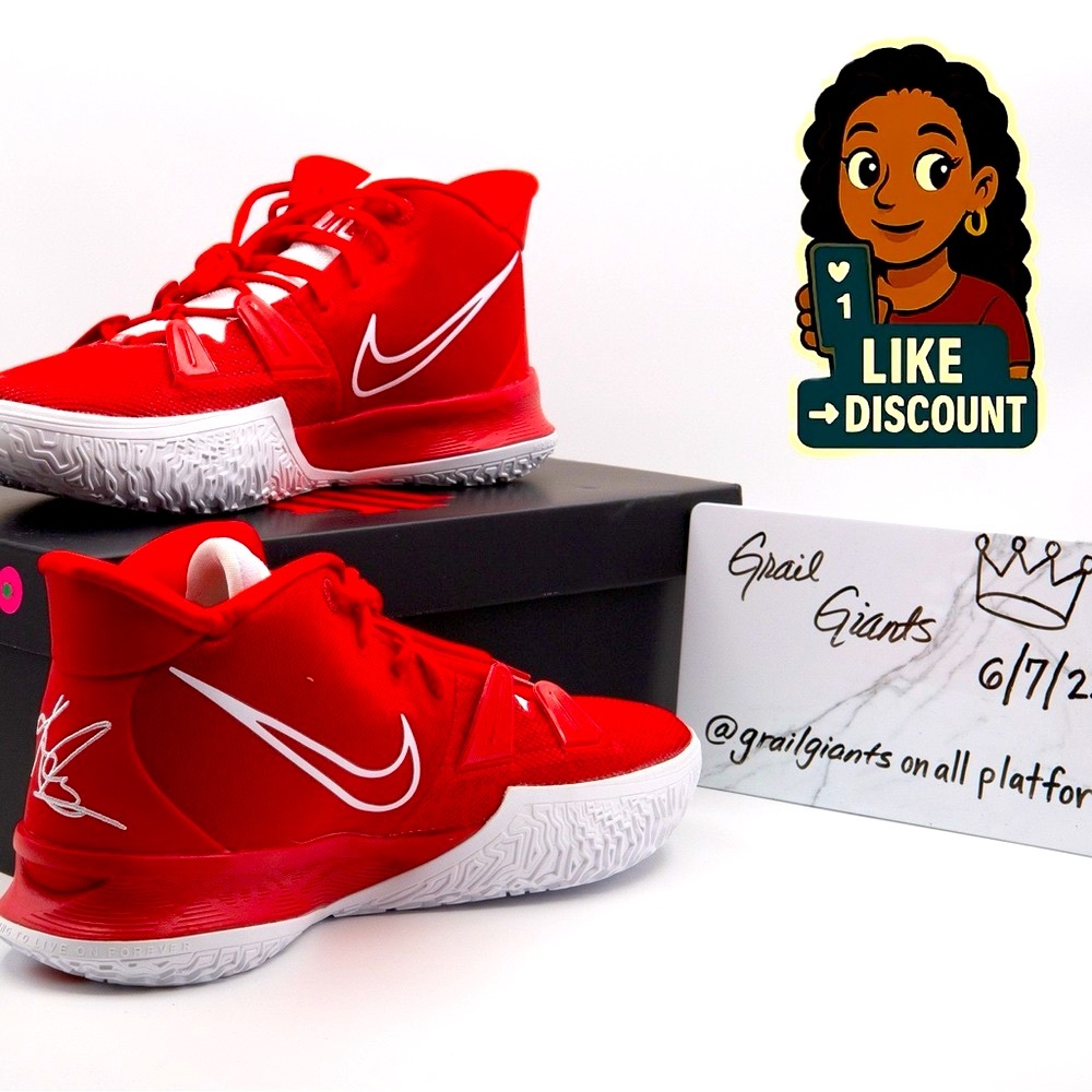 NIKE Kyrie 7 TB “University Red”. Sz 15M (DS, DA7767-603) ** NEW original BOX